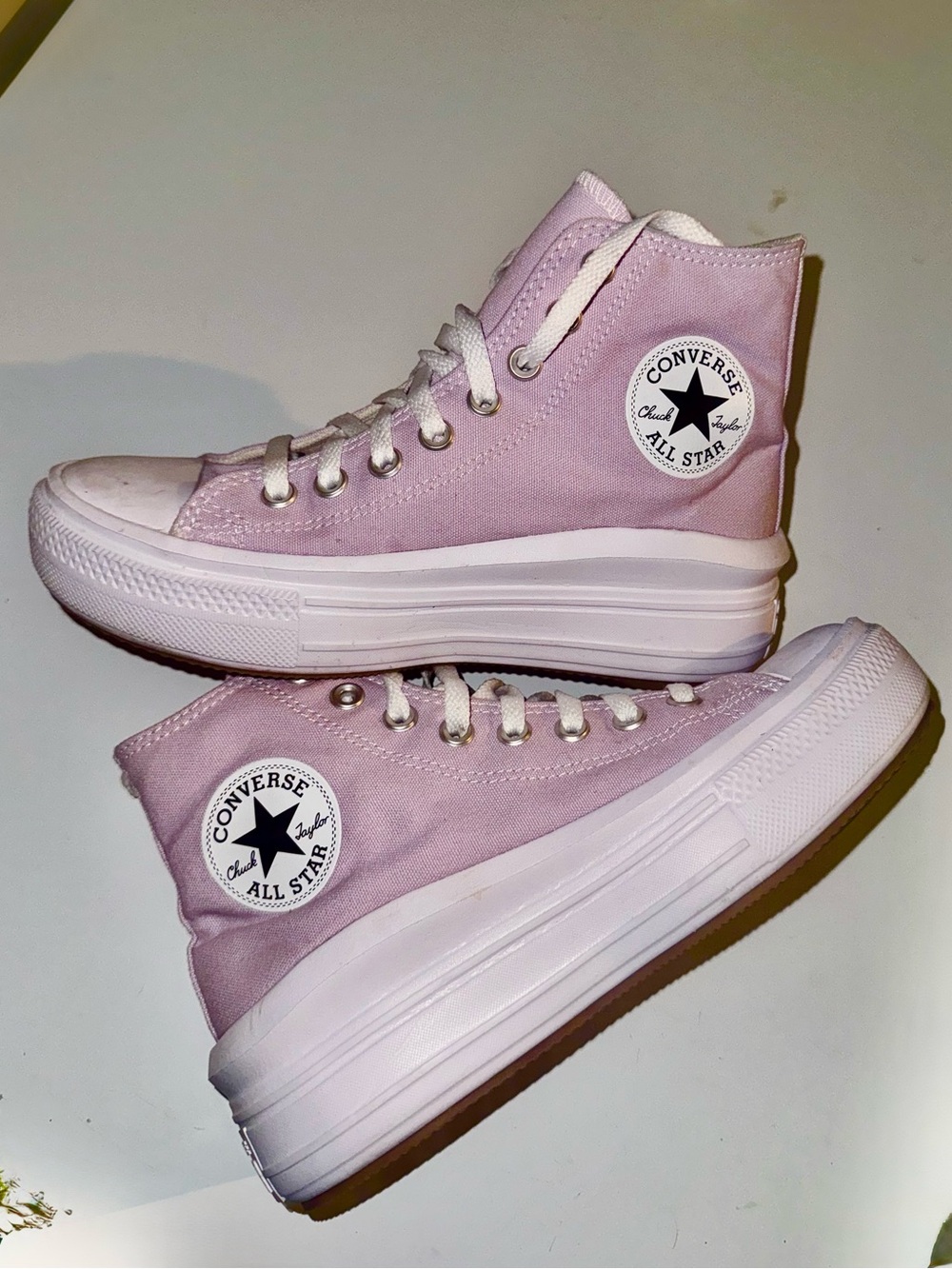Converse Platform High Top Sneakers - Light Purple/Lilac